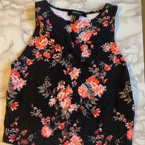 Floral crop top
